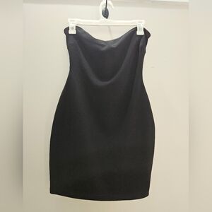 Windsor Classic Black Strapless Open Back Mini Dress